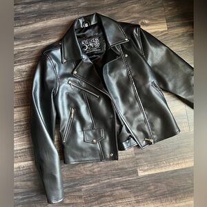Killstar Vegan Leather Motorcycle Jacket
